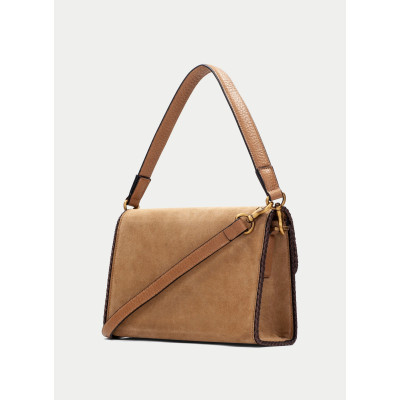 Bolso de hombro Hispanitas piel cuero BI264945 detalle hebilla dorada