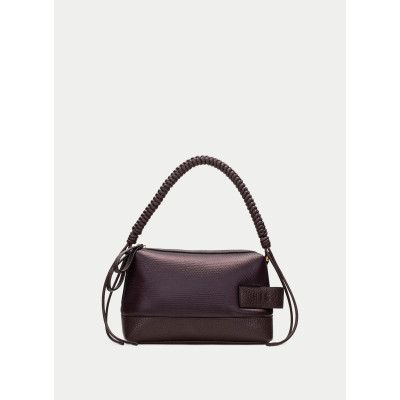 Hispanitas Bolso Hombro Nylon Café BI264947 | Lázaro