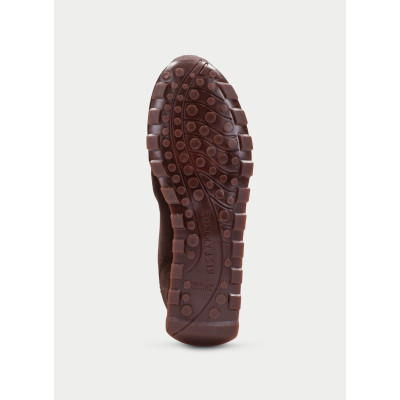 Hispanitas Zapatillas Zinnia Piel Chocolate HI265083 suela dentada y pisada