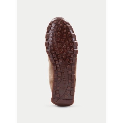 Hispanitas Zapatillas Zinnia Piel Taupe HI265083 suela dentada y pisada
