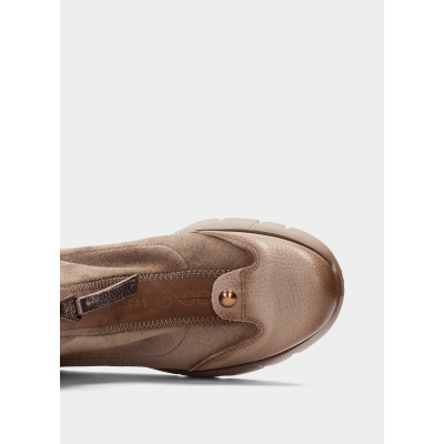 Hispanitas Botines Cuña Montana Taupe HI265104 empeine