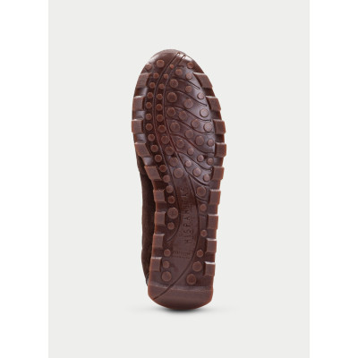 Náuticos hispanitas mujer Zinnia chocolate HI264908 suela taqueada antideslizante