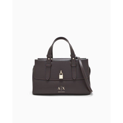 Bolso Shopping Armani Exchange Marrón | Lázaro