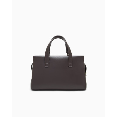 Bolso Shopping Armani Exchange Marrón Candado XW003055 vista trasera