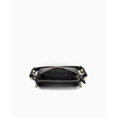 Bolso Hombro Armani Exchange Negro XW002990 detalle acabado y logotipo