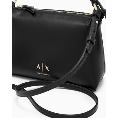 Bolso Hombro Armani Exchange Negro XW002990 interior forrado y capacidad