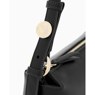 Bolso Hombro Armani Exchange Negro XW002990 base y estructura