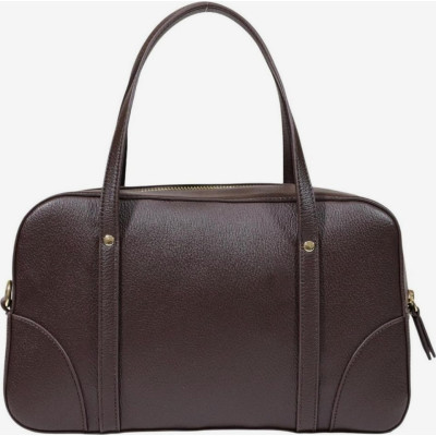 Bolso Mano Armani Exchange Texturizado Marrón XW002610 perspectiva lateral tres cuartos