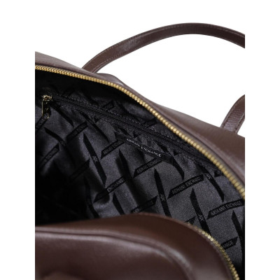 Bolso Mano Armani Exchange Texturizado Marrón XW002610 vista trasera