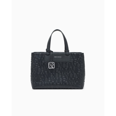 Bolso Shopper Armani Exchange Negro | Lázaro