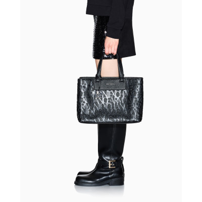 Bolso Shopper Armani Exchange Negro XW001222 base y estructura
