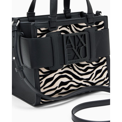 Bolso Tote Armani Exchange Estampado Animal XW000392 vista cenital