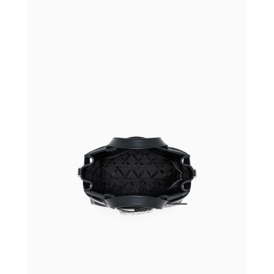Bolso Shopper Armani Exchange Susy Negro XW000392 detalle acabado y logotipo