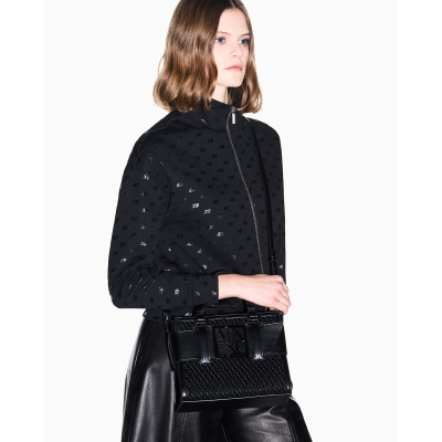 Bolso Shopper Armani Exchange Susy Negro XW000392 detalle herrajes y tiradores