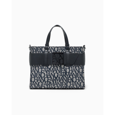Bolso Shopping Armani Exchange Monograma | Lázaro