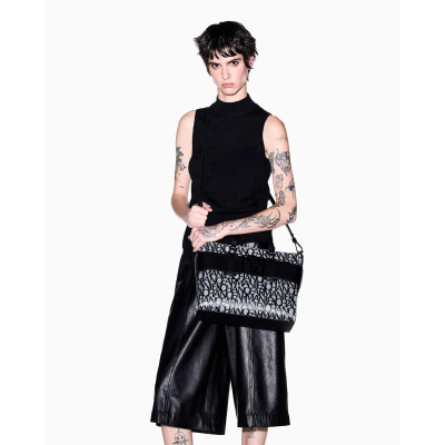 Bolso Shopping Armani Exchange Monograma Combinado 942689 perspectiva lateral tres cuartos