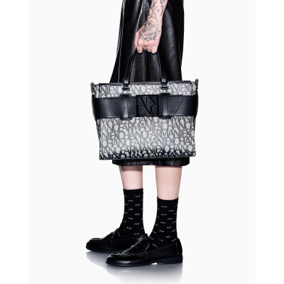 Bolso Shopping Armani Exchange Monograma Combinado 942689 vista cenital