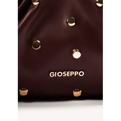 Bolso Bandolera Gioseppo Tachas Burdeos 80647 vista trasera