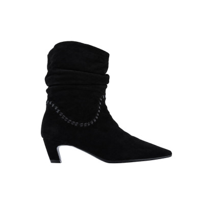 Botines Lázaro Tacón Negro Mujer H580-5