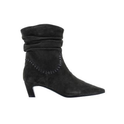 Botines Lázaro Tacón Gris Mujer H580-5