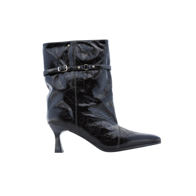 Botines Lázaro Tacón Marrón Flecos YR5M3585-1