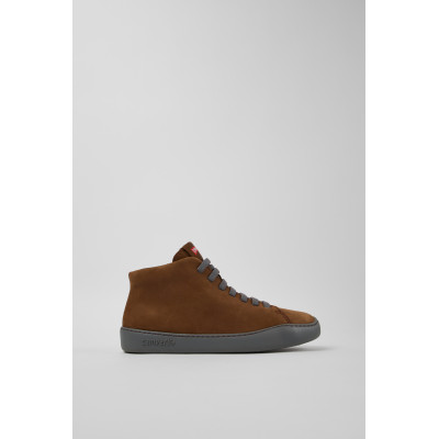 Botines Camper Mujer Peu Cami Marrón K400422 vista lateral exterior