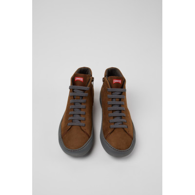 Botines Camper Mujer Peu Cami Marrón K400422 vista cenital del empeine