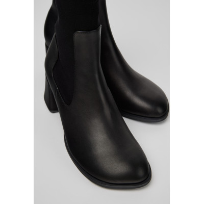 Botines Camper Mujer Brutus Negro K400836 perspectiva lateral tres cuartos