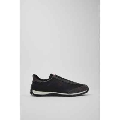 Zapatillas Camper Hombre Runner Four Negro K101097 vista lateral exterior