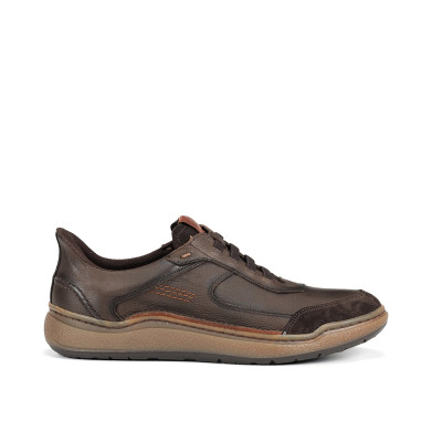 Zapatos Fluchos Hombre Rocky marrón deportivo vista lateral exterior