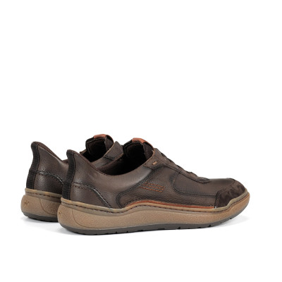 Zapatos Fluchos Hombre Rocky marrón deportivo detalle empeine superior