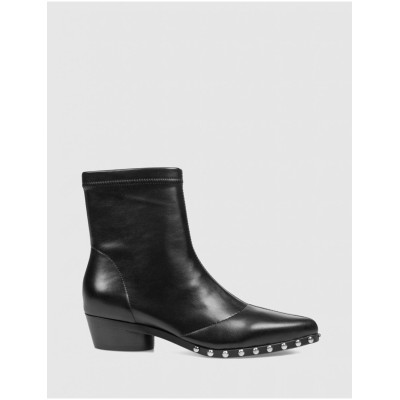 Botines Noa Harmon Lil Kansas negro vista lateral exterior