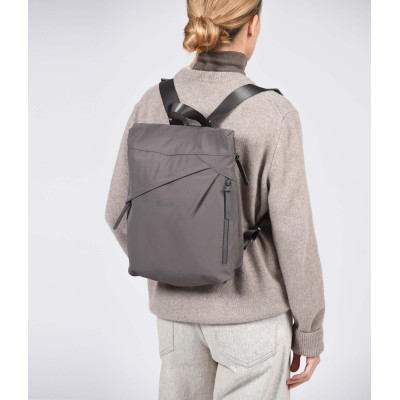 Mochila antirrobo KCB Zig taupe vista superior asas