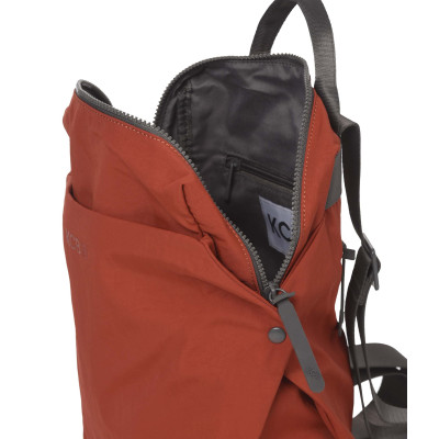Mochila pequeña KCB Bind teja perspectiva lateral
