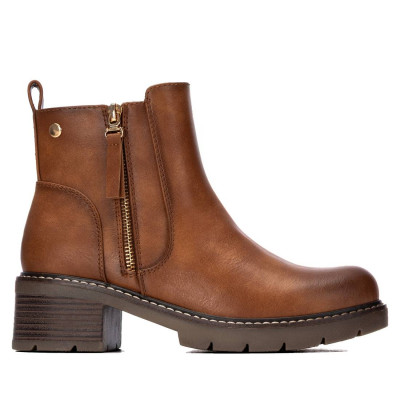 Botines Xti Basic mujer camel 130710 vista lateral