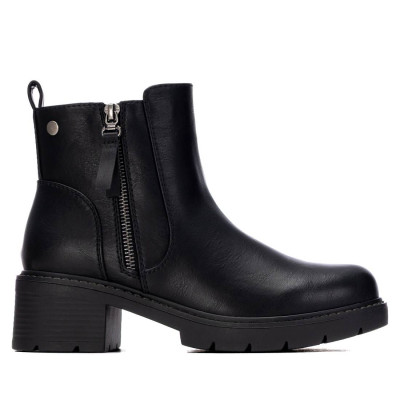 Botines Xti Basic mujer negro 130710 vista lateral