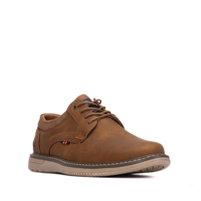 Zapatos Xti Basic hombre blucher marrón 146725 perspectiva tres cuartos