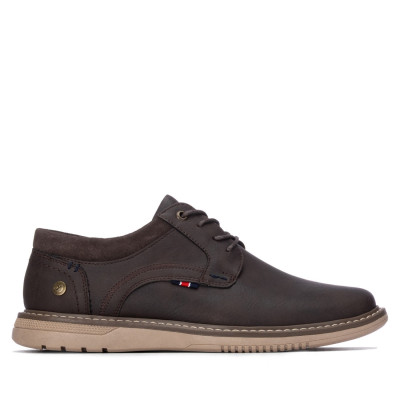 Zapatos Xti Basic hombre blucher camel 146725 vista lateral