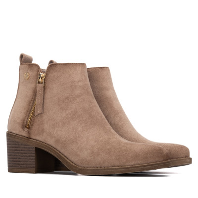 Botines Xti Tacón Camel 130713 | Lázaro