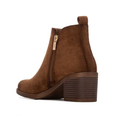 Botines Xti Tacón Beige 130713 | Lázaro
