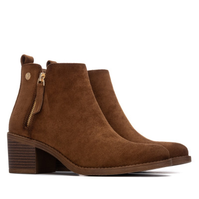 Botines Xti Tacón Beige 130713 | Lázaro