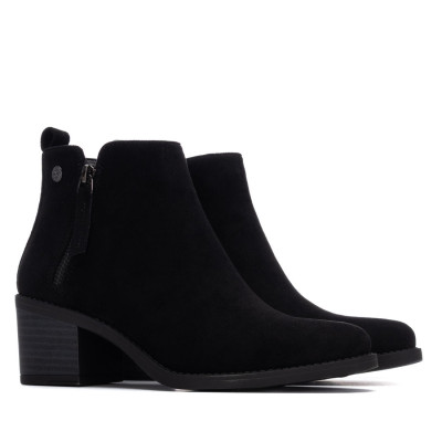 Botines Xti Tacón Negro 130713 | Lázaro