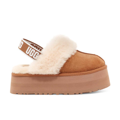 Zuecos UGG Funkette Plataforma Mujer Cuero 1113474 vista lateral principal