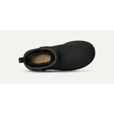 Botines UGG Classic Ultra Mini Mujer Negro 1116109 perspectiva par completo