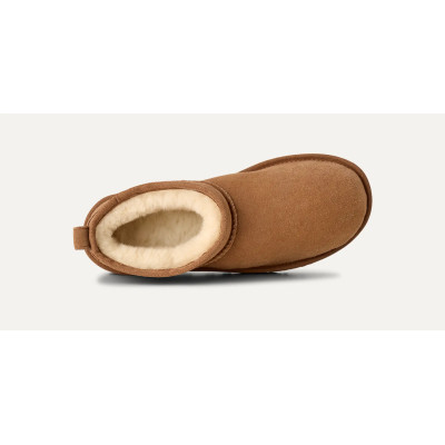 Botines UGG Classic Ultra Mini Mujer Chestnut 1116109 perspectiva par completo
