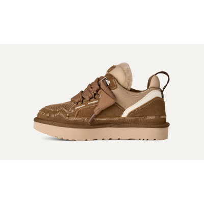 Zapatillas UGG Lowmel Mujer Light Bronze 1144032 detalle de materiales y costuras