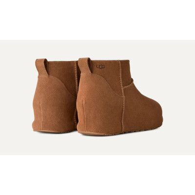 Botas UGG Classic Mini Enwrap Mujer Chestnut 1180412 detalle de materiales y costuras