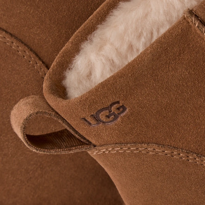 Botas UGG Classic Mini Enwrap Mujer Chestnut 1180412 vista trasera y talon