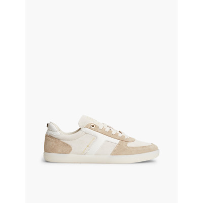 Zapatillas Tommy Hilfiger Tribeca beige FW0FW09596 vista lateral exterior