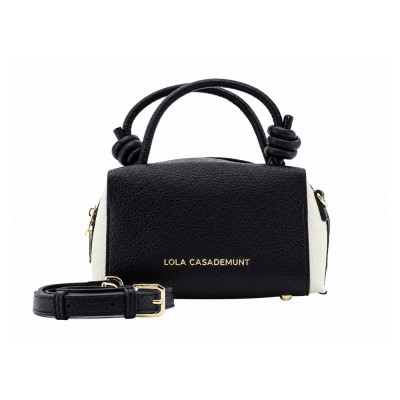 Bolso Lola Casademunt Satchel Combinado LF2604067 | Lázaro